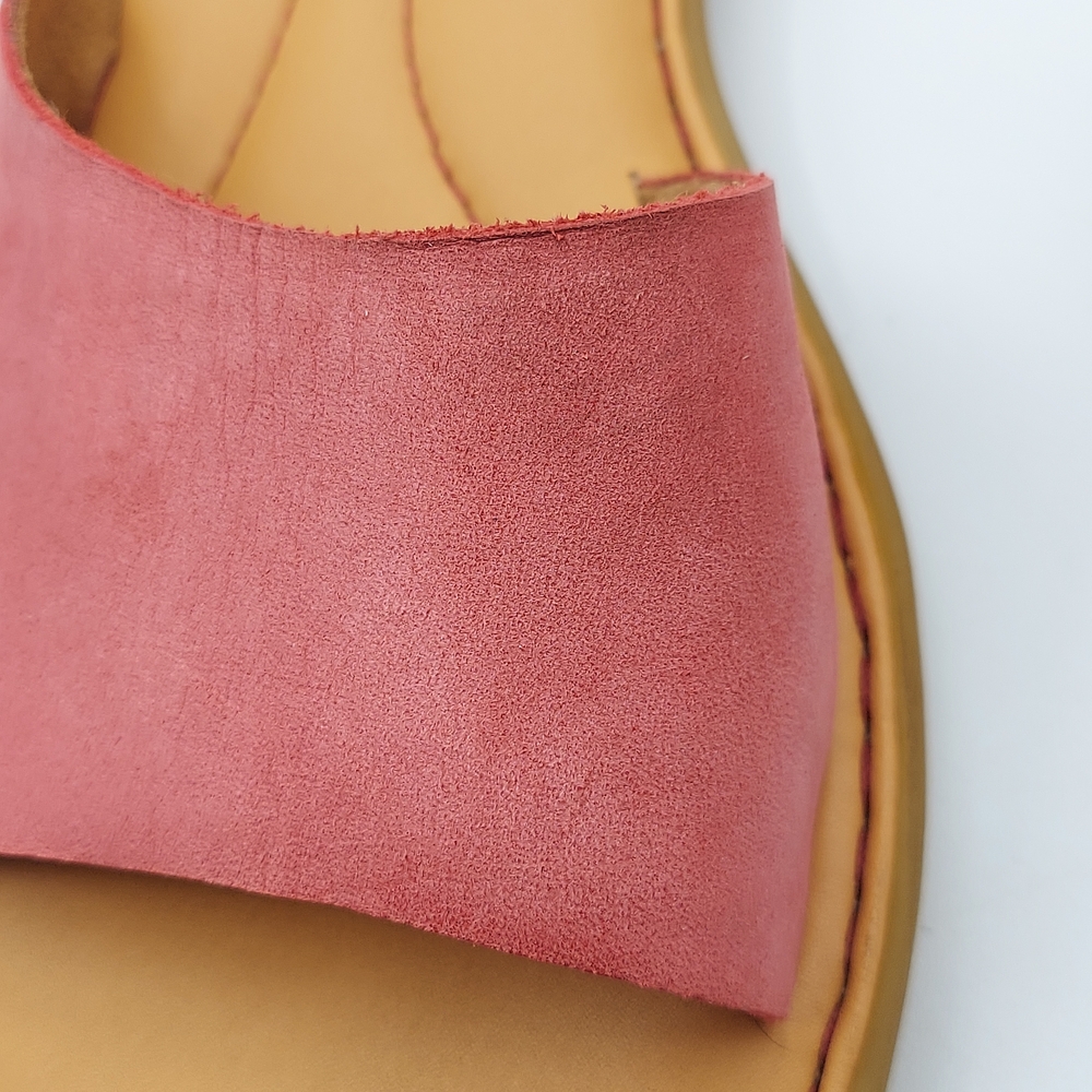 Born Women's Pink Suede Slide Sandals Women's Size 7 - Picture 7 of 11